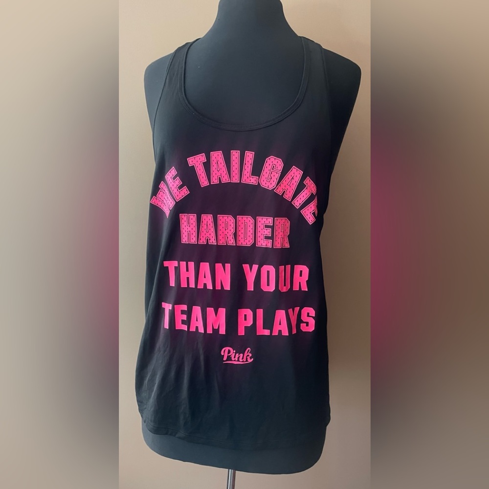 Pink Victoria's Secret Tailgate Tank Top size L